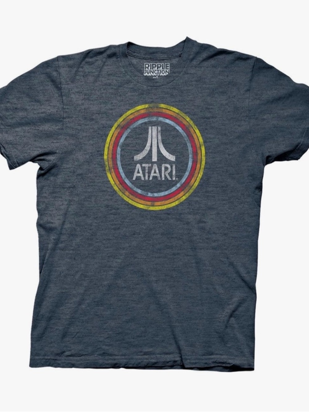 Men's Heather Navy Graphic Logo T-Shirt